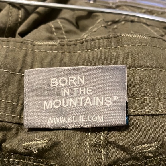 Women’s Kühl Sz 6 roll up green/grey cargo bermuda shorts - Picture 10 of 10